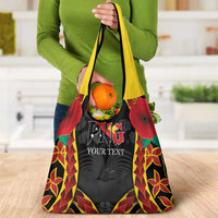 Personalised Papua New Guinea Remembrance Day Grocery Bag LT9 - Polynesian Pride