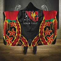 Personalised Papua New Guinea Remembrance Day Hooded Blanket LT9 One Size Red - Polynesian Pride