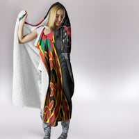 Personalised Papua New Guinea Remembrance Day Hooded Blanket LT9 - Polynesian Pride
