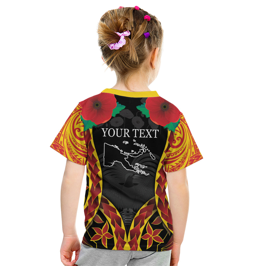 Personalised Papua New Guinea Remembrance Day Kid T Shirt