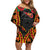 Personalised Papua New Guinea Remembrance Day Off Shoulder Short Dress