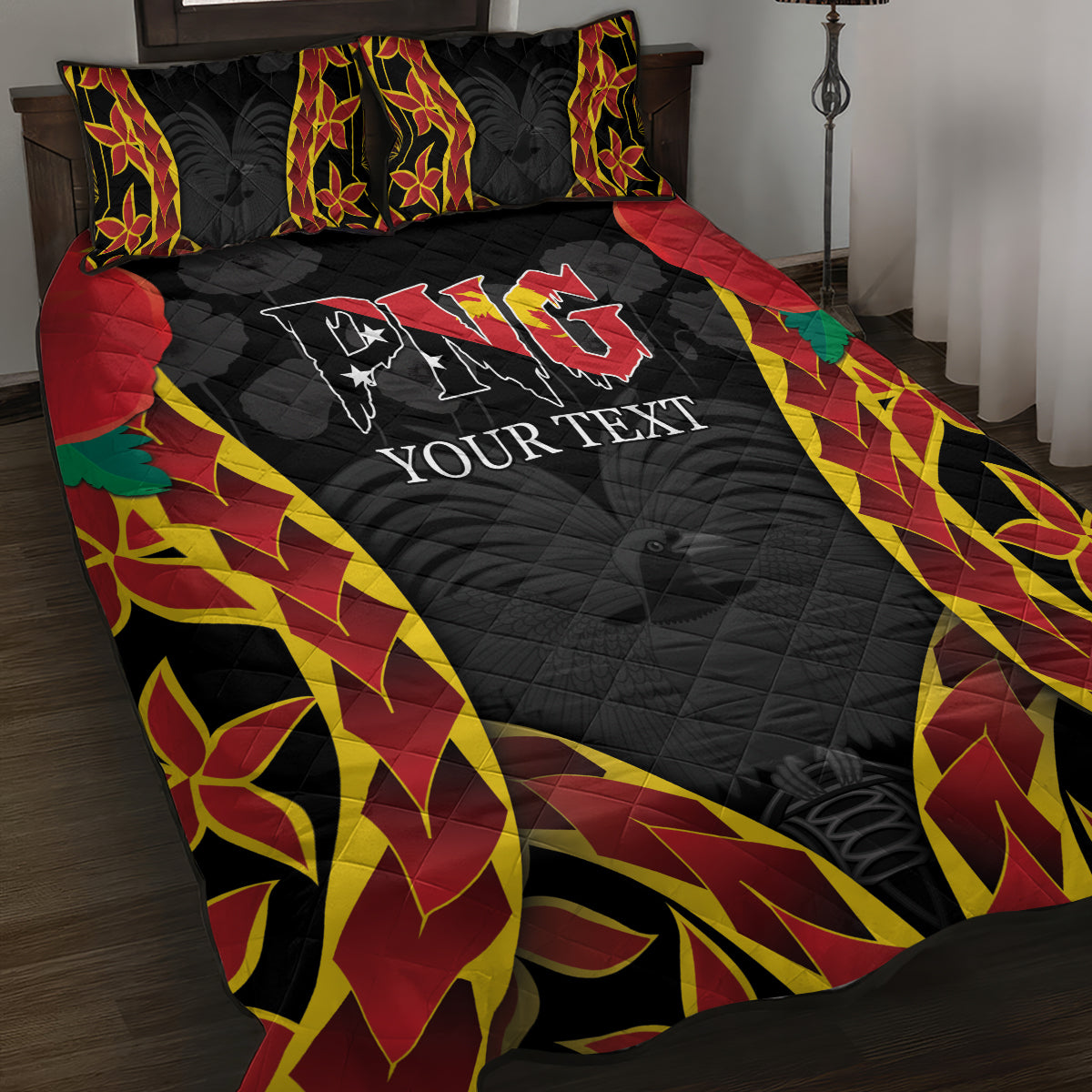 Personalised Papua New Guinea Remembrance Day Quilt Bed Set