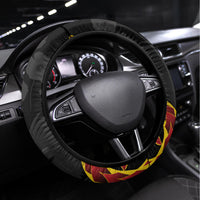 Papua New Guinea Remembrance Day Steering Wheel Cover LT9 Universal Fit Red - Polynesian Pride