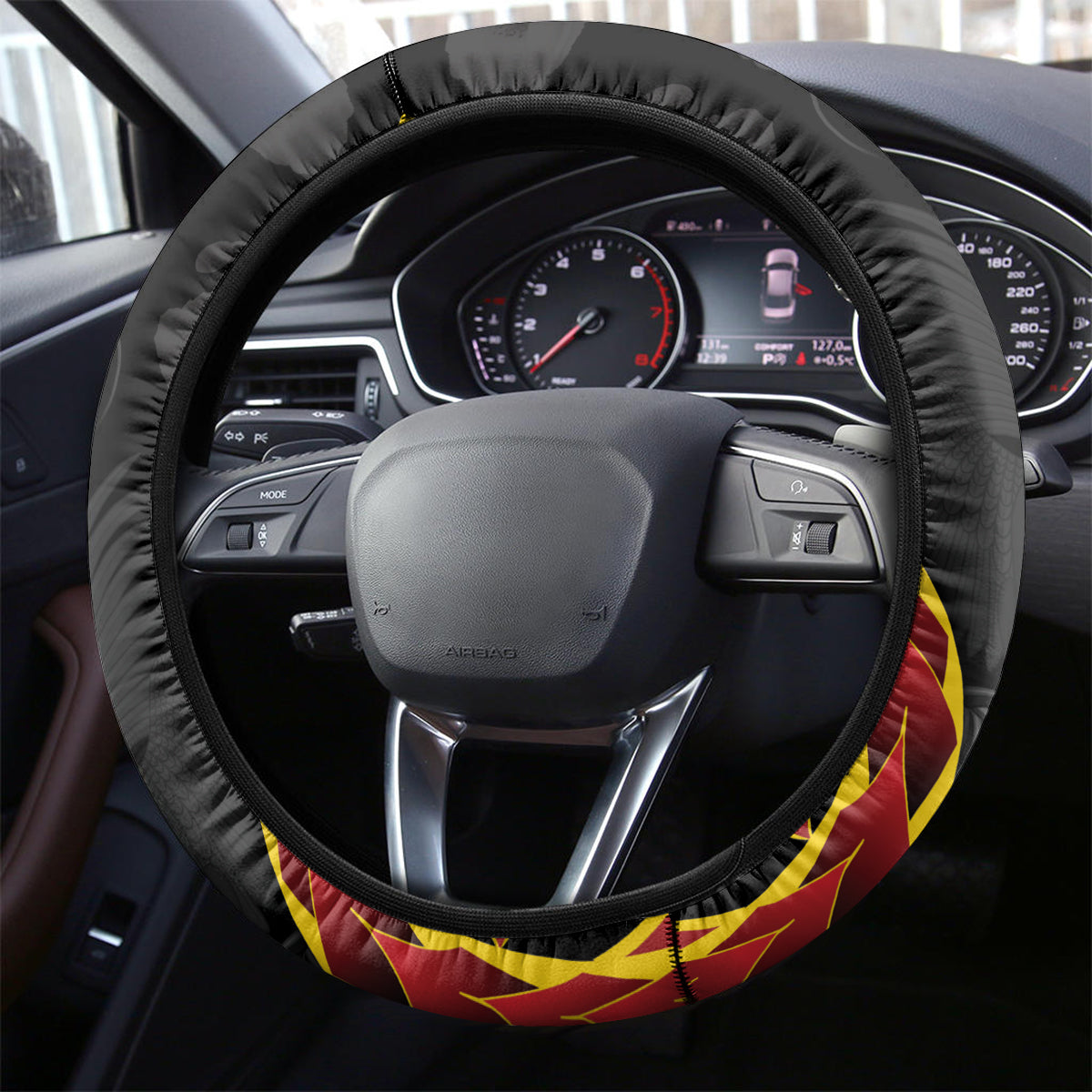 Papua New Guinea Remembrance Day Steering Wheel Cover LT9 - Polynesian Pride