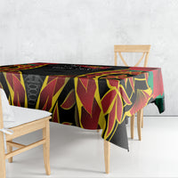Personalised Papua New Guinea Remembrance Day Tablecloth LT9 - Polynesian Pride