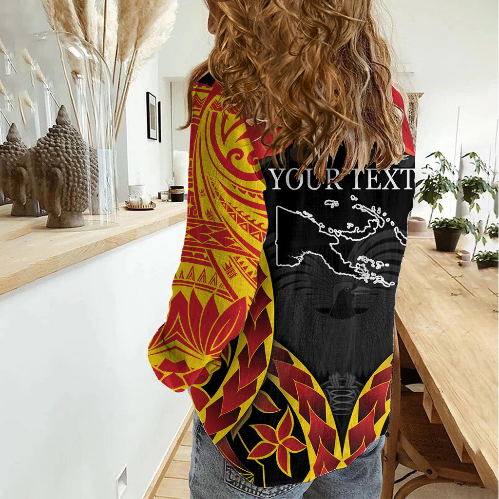 Personalised Papua New Guinea Remembrance Day Women Casual Shirt