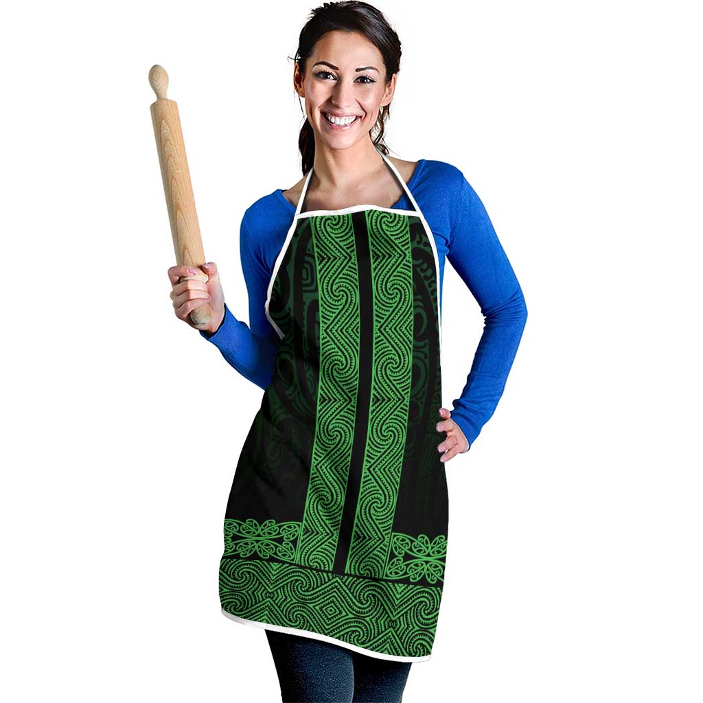 New Zealand Maori Kowhaiwhai Apron Kakariki Maui and Mangopare - Polynesian Pride