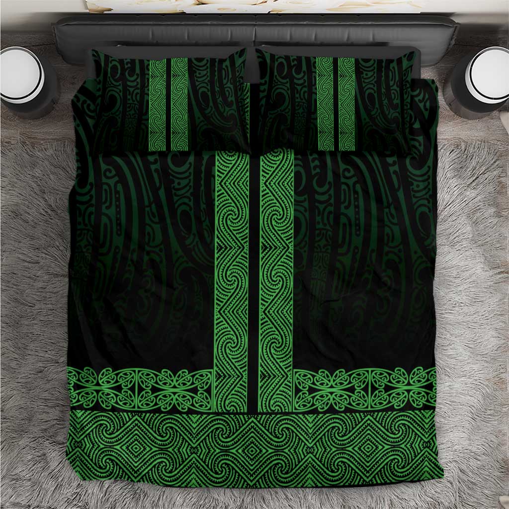 New Zealand Maori Kowhaiwhai Bedding Set Kakariki Maui and Mangopare