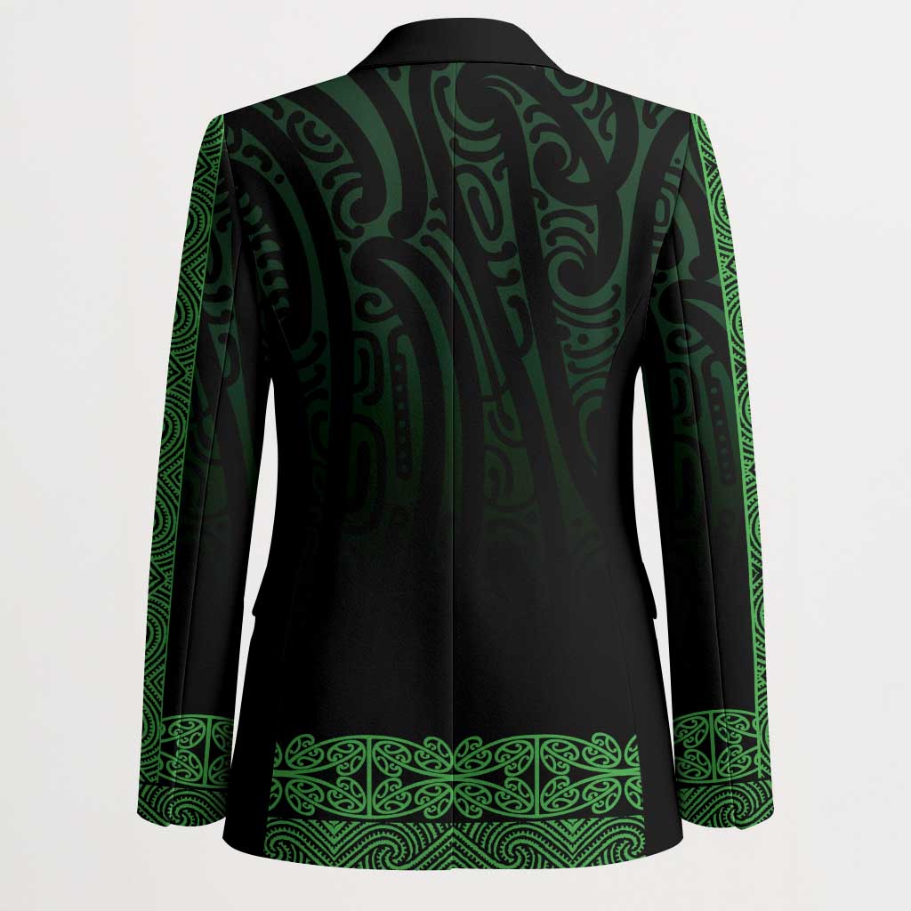 New Zealand Maori Kowhaiwhai Blazer Kakariki Maui and Mangopare - Polynesian Pride