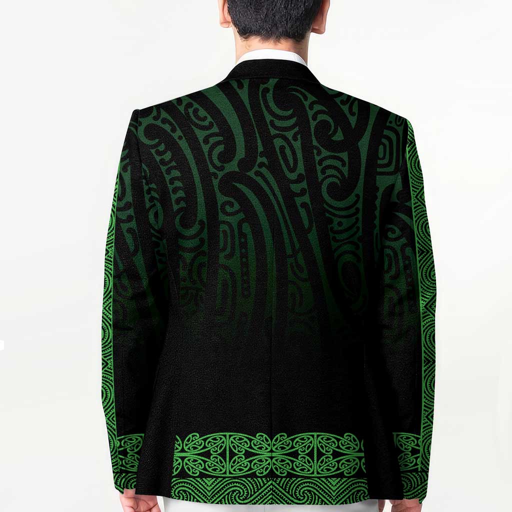 New Zealand Maori Kowhaiwhai Blazer Kakariki Maui and Mangopare - Polynesian Pride