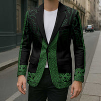 New Zealand Maori Kowhaiwhai Blazer Kakariki Maui and Mangopare - Polynesian Pride