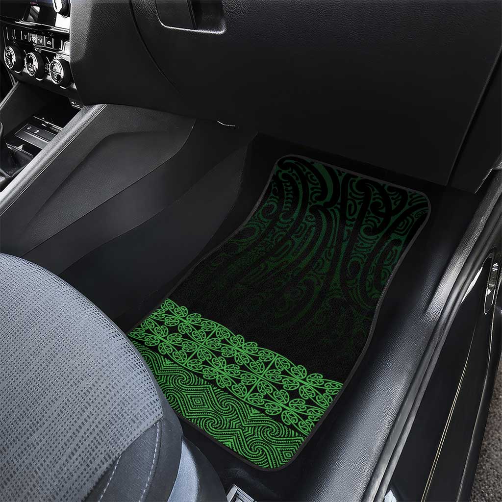 New Zealand Maori Kowhaiwhai Car Mats Kakariki Maui and Mangopare