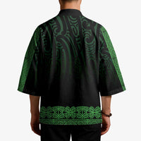 New Zealand Maori Kowhaiwhai Kimono Kakariki Maui and Mangopare - Polynesian Pride