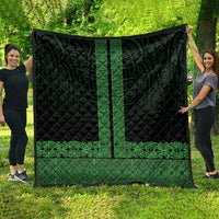 New Zealand Maori Kowhaiwhai Quilt Kakariki Maui and Mangopare