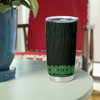 New Zealand Maori Kowhaiwhai Tumbler Cup Kakariki Maui and Mangopare