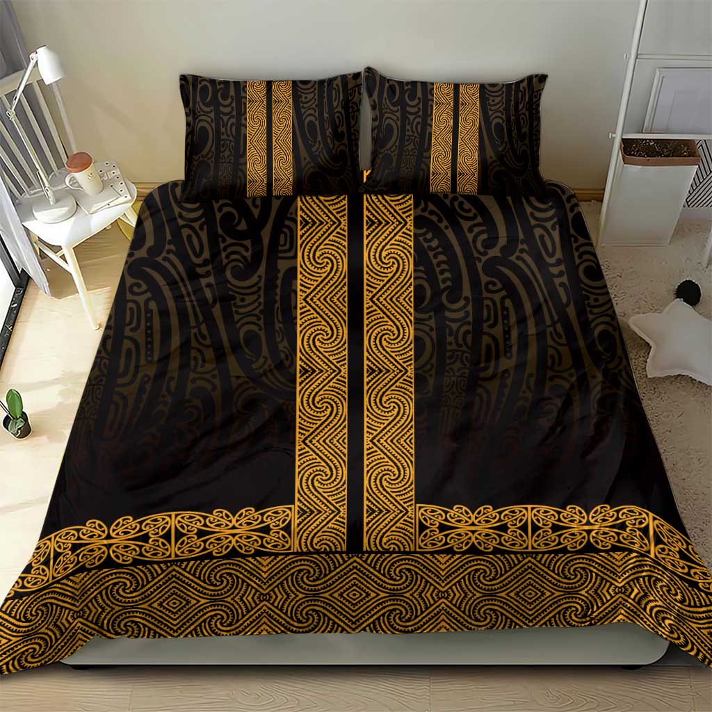 New Zealand Maori Kowhaiwhai Bedding Set Karaka Maui and Mangopare