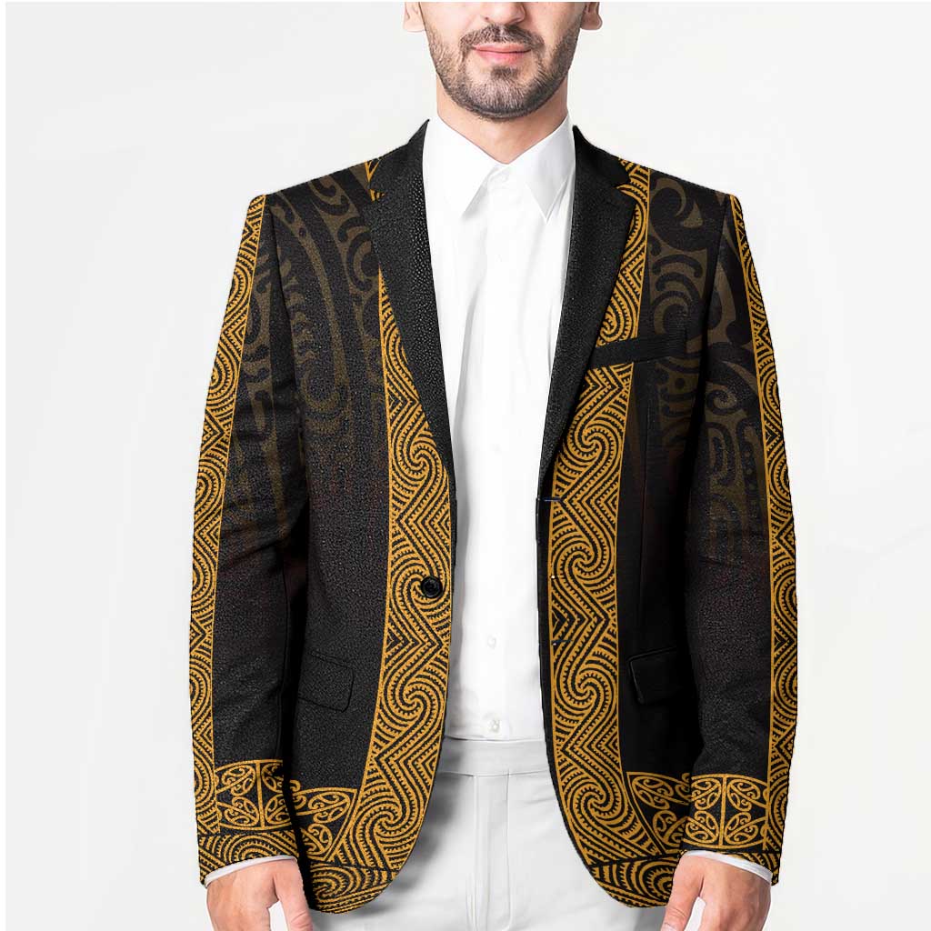 New Zealand Maori Kowhaiwhai Blazer Karaka Maui and Mangopare - Polynesian Pride