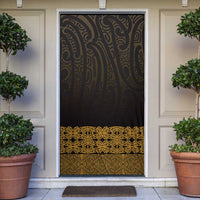 New Zealand Maori Kowhaiwhai Door Cover Karaka Maui and Mangopare - Polynesian Pride