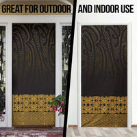 New Zealand Maori Kowhaiwhai Door Cover Karaka Maui and Mangopare - Polynesian Pride