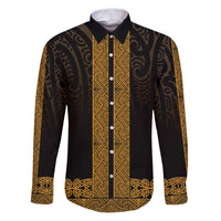 New Zealand Maori Kowhaiwhai Family Matching Puletasi and Hawaiian Shirt Karaka Maui and Mangopare