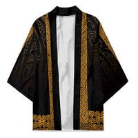 New Zealand Maori Kowhaiwhai Kimono Karaka Maui and Mangopare - Polynesian Pride