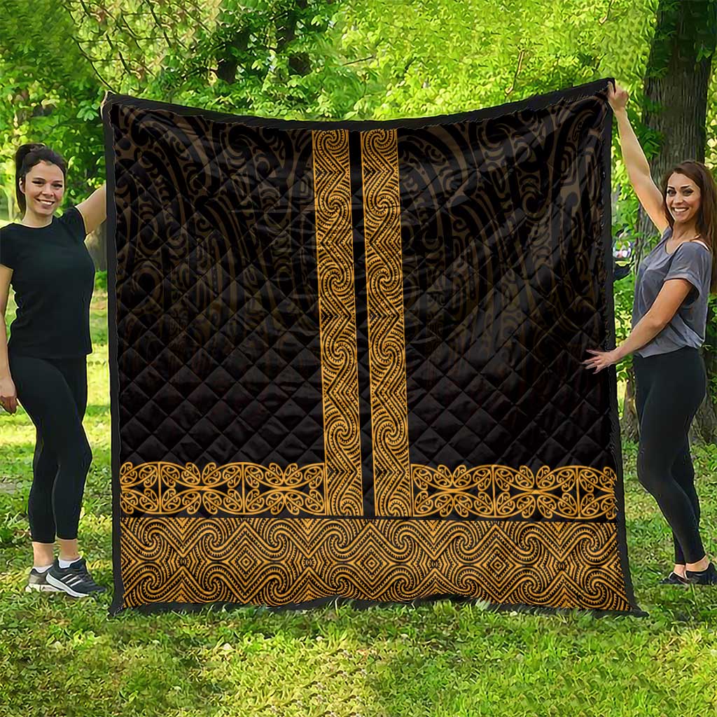 New Zealand Maori Kowhaiwhai Quilt Karaka Maui and Mangopare