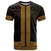 New Zealand Maori Kowhaiwhai T Shirt Karaka Maui and Mangopare