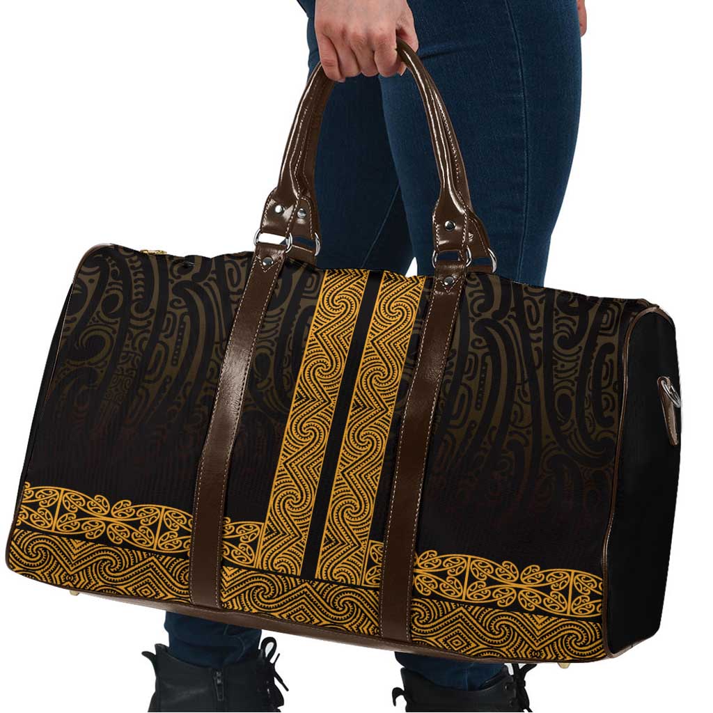 New Zealand Maori Kowhaiwhai Travel Bag Karaka Maui and Mangopare - Polynesian Pride