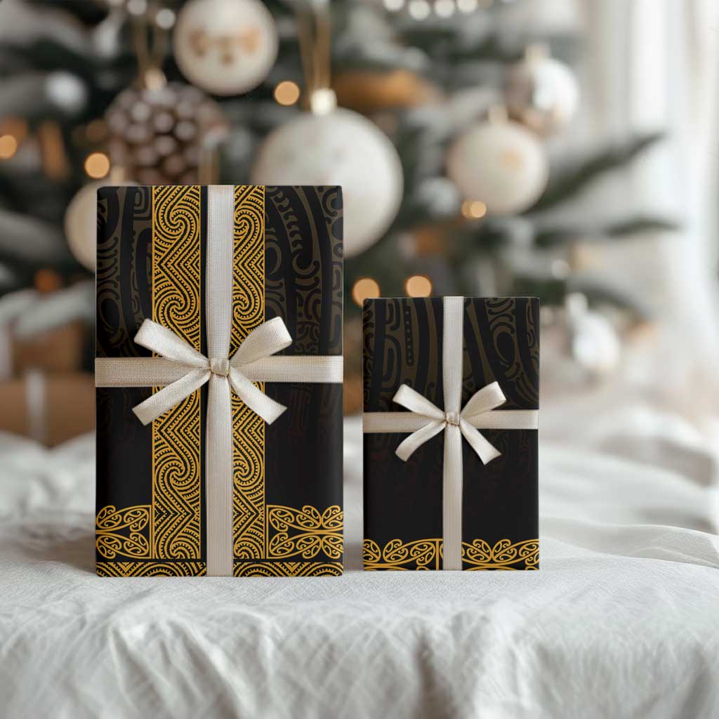 New Zealand Maori Kowhaiwhai Wrapping Paper Karaka Maui and Mangopare - Polynesian Pride