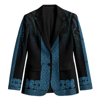 New Zealand Maori Kowhaiwhai Blazer Kikorangi Maui and Mangopare - Polynesian Pride