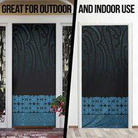 New Zealand Maori Kowhaiwhai Door Cover Kikorangi Maui and Mangopare - Polynesian Pride