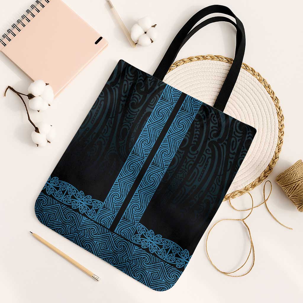 New Zealand Maori Kowhaiwhai Tote Bag Kikorangi Maui and Mangopare - Polynesian Pride