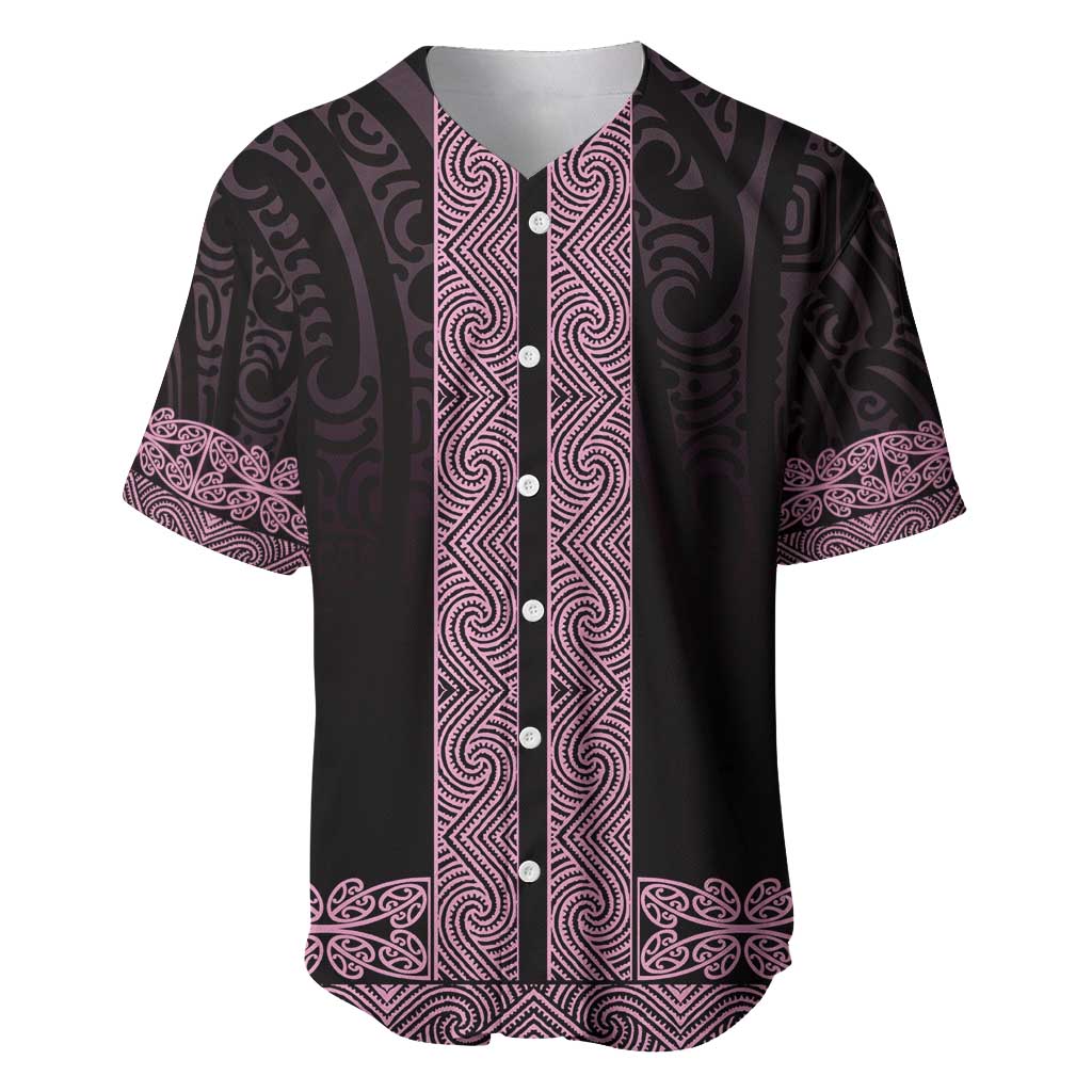 New Zealand Maori Kowhaiwhai Baseball Jersey Mawhero Maui and Mangopare