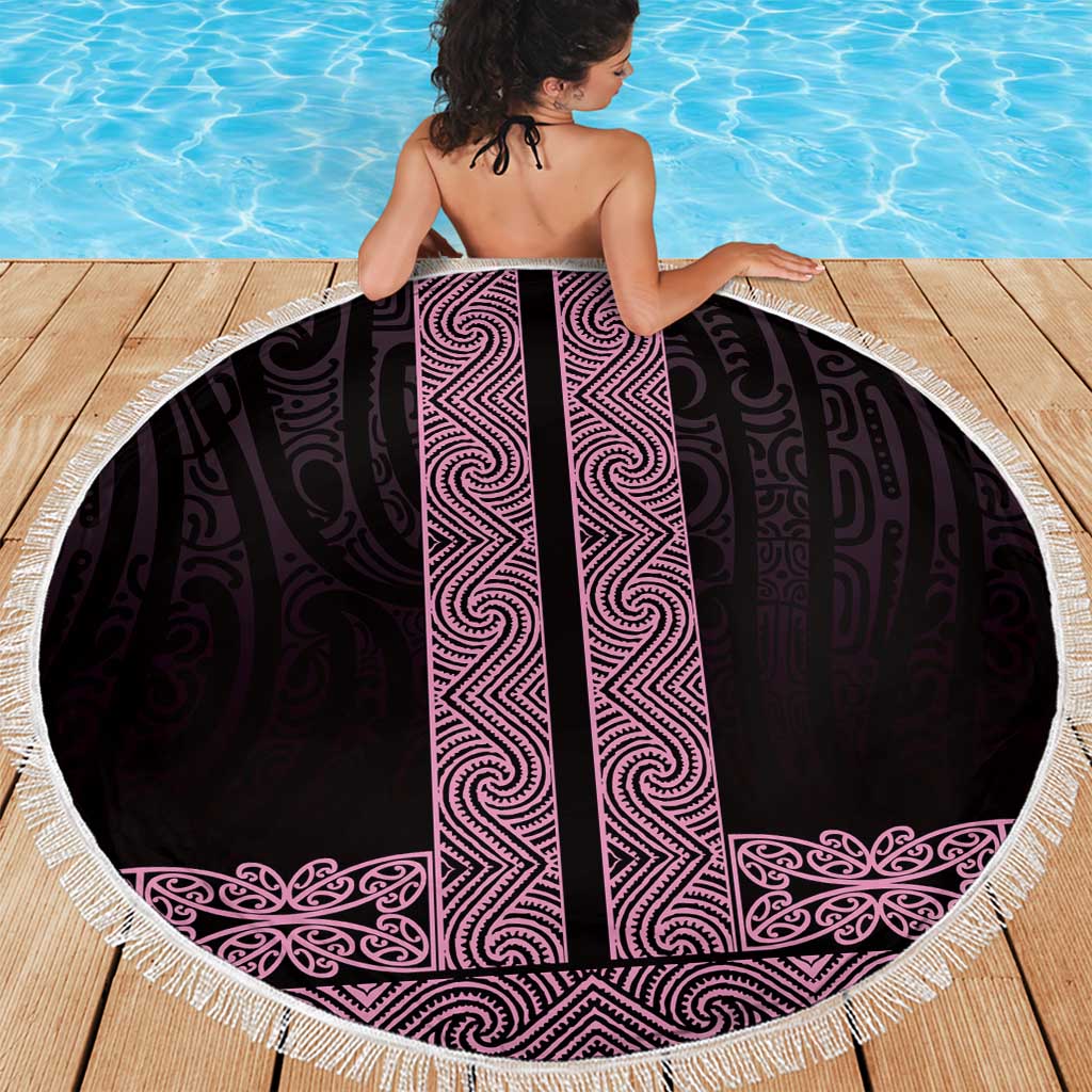 New Zealand Maori Kowhaiwhai Beach Blanket Mawhero Maui and Mangopare