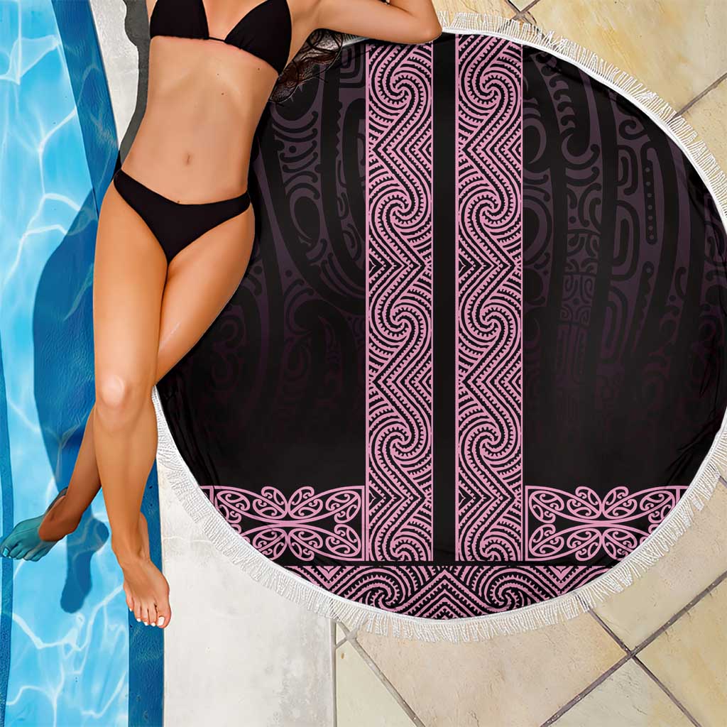 New Zealand Maori Kowhaiwhai Beach Blanket Mawhero Maui and Mangopare