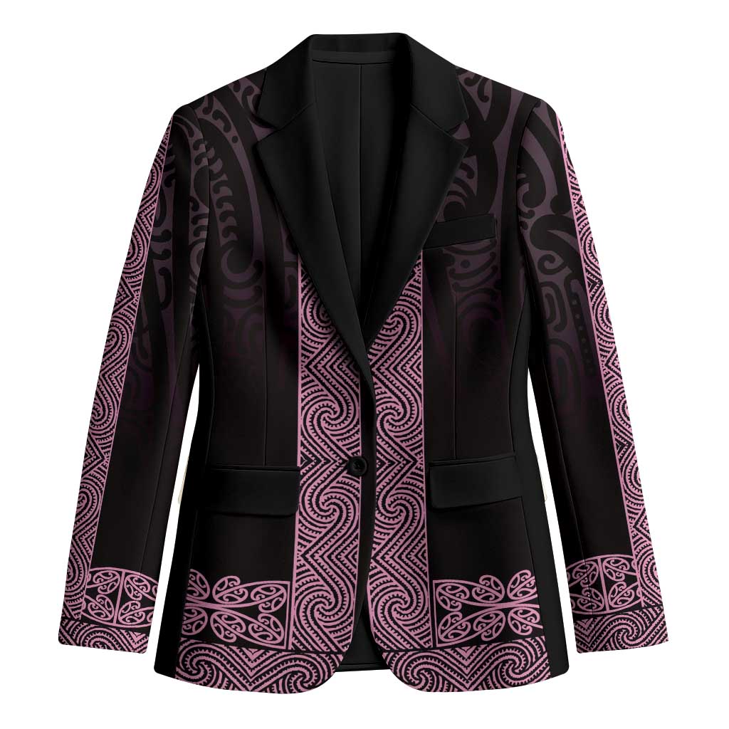 New Zealand Maori Kowhaiwhai Blazer Mawhero Maui and Mangopare - Polynesian Pride