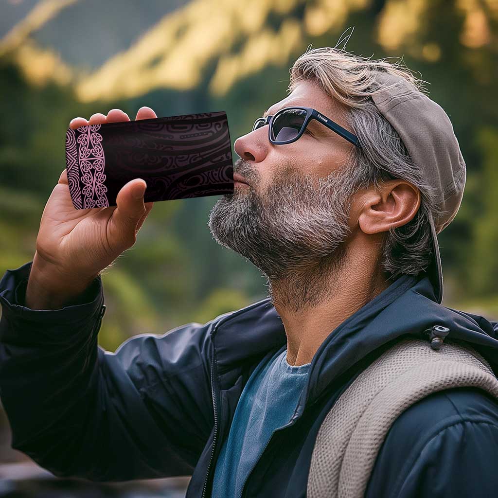 New Zealand Maori Kowhaiwhai 4 in 1 Can Cooler Tumbler Mawhero Maui and Mangopare