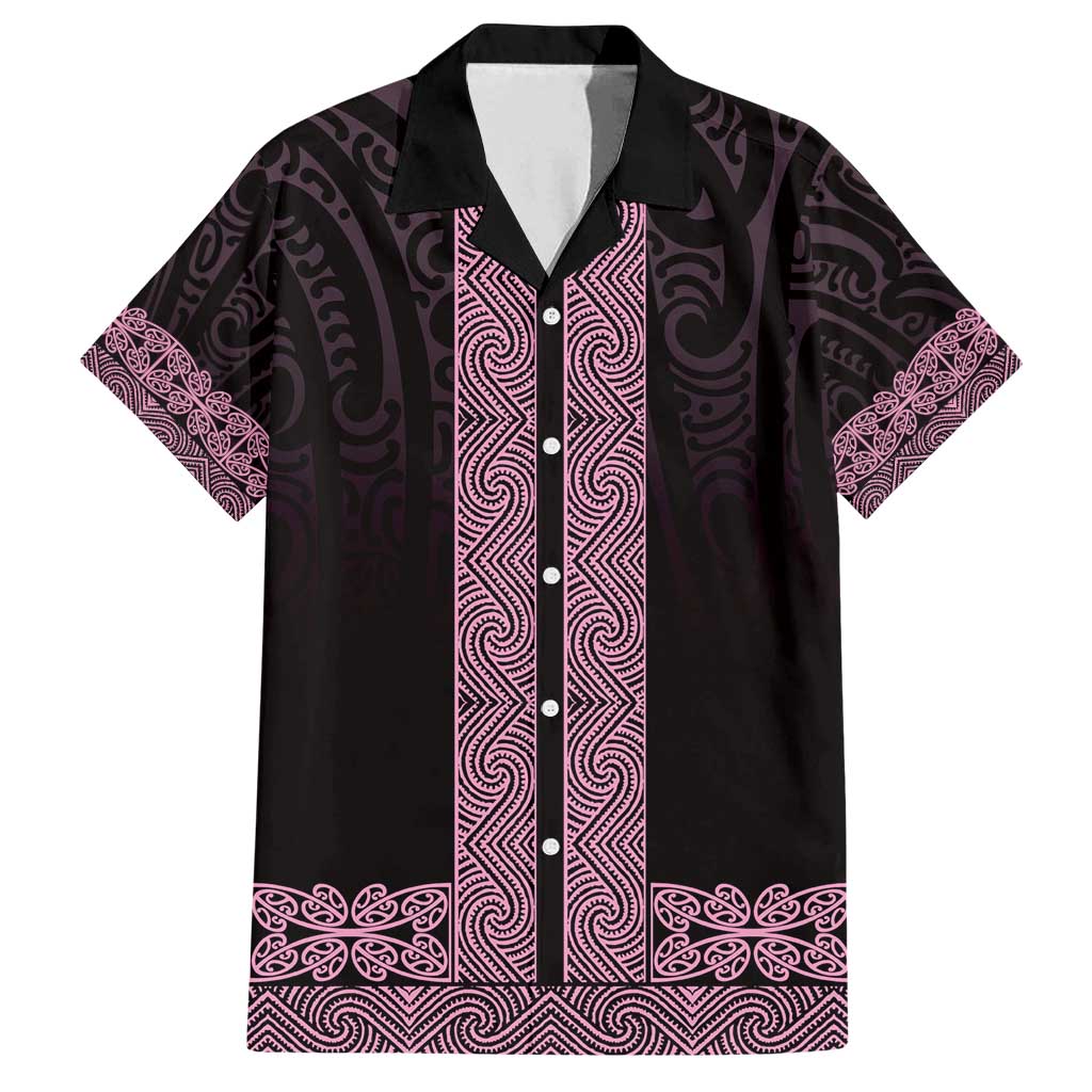 New Zealand Maori Kowhaiwhai Family Matching Off Shoulder Short Dress and Hawaiian Shirt Mawhero Maui and Mangopare