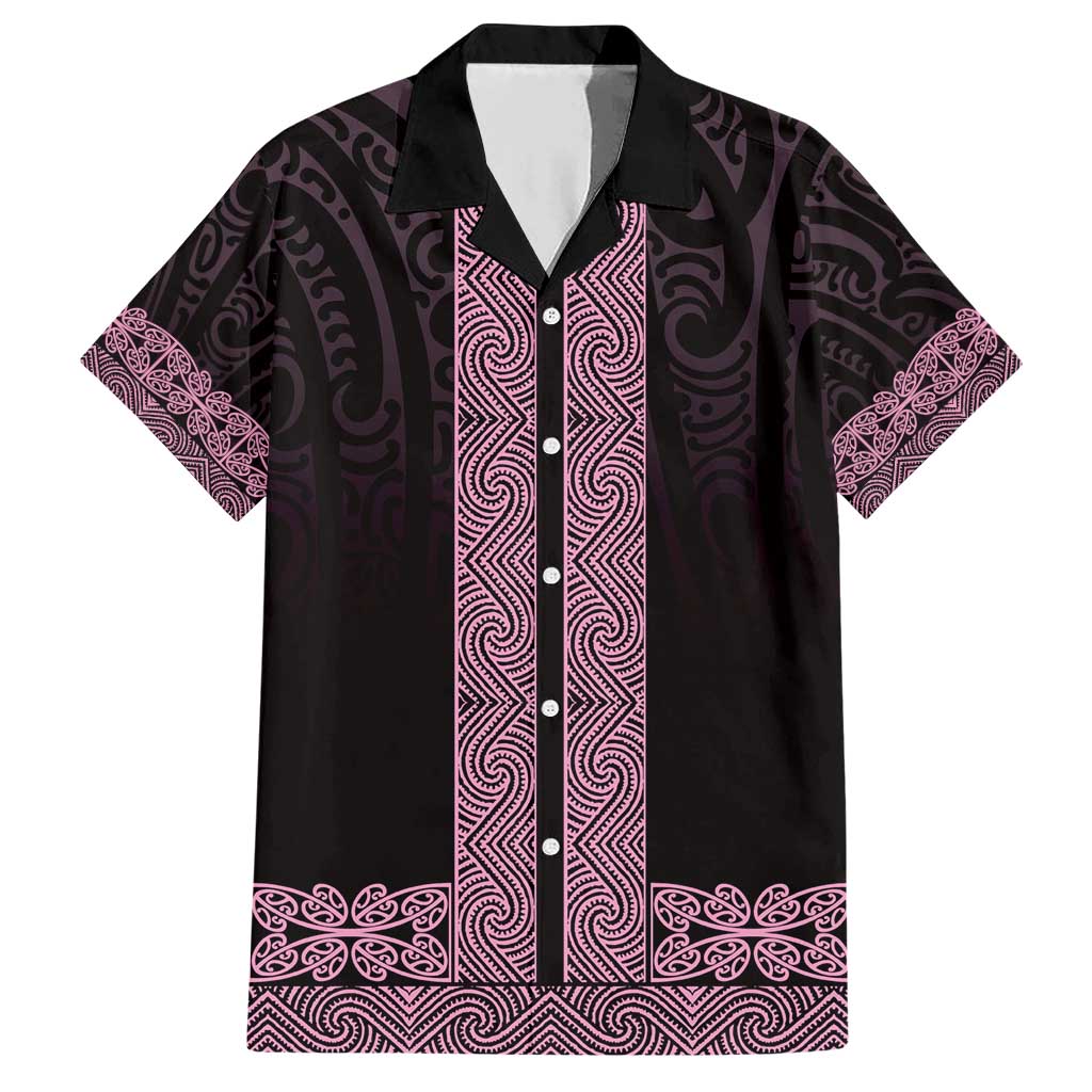 New Zealand Maori Kowhaiwhai Family Matching Short Sleeve Bodycon Dress and Hawaiian Shirt Mawhero Maui and Mangopare