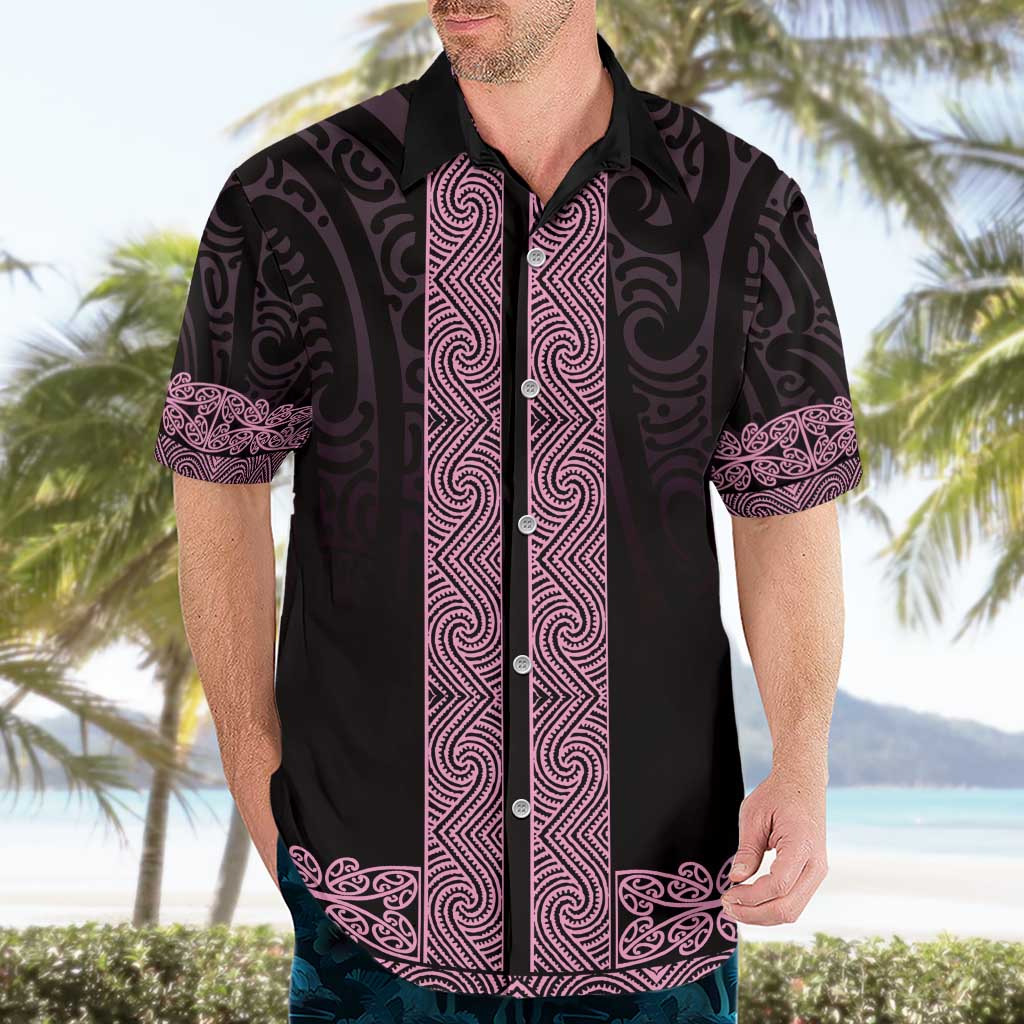New Zealand Maori Kowhaiwhai Hawaiian Shirt Mawhero Maui and Mangopare