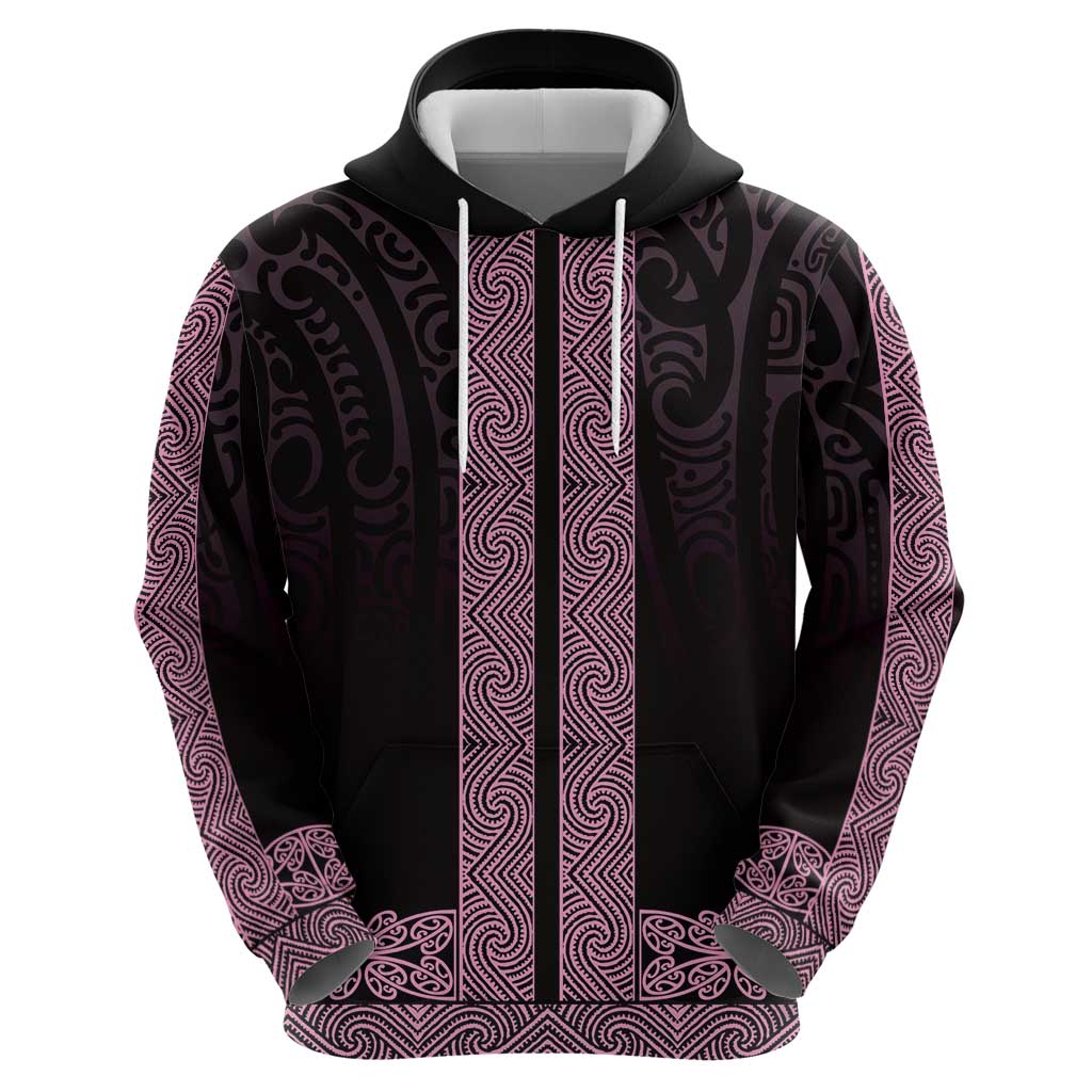 New Zealand Maori Kowhaiwhai Hoodie Mawhero Maui and Mangopare