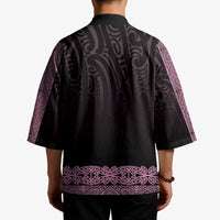 New Zealand Maori Kowhaiwhai Kimono Mawhero Maui and Mangopare - Polynesian Pride