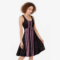 New Zealand Maori Kowhaiwhai Midi Dress Mawhero Maui and Mangopare - Polynesian Pride