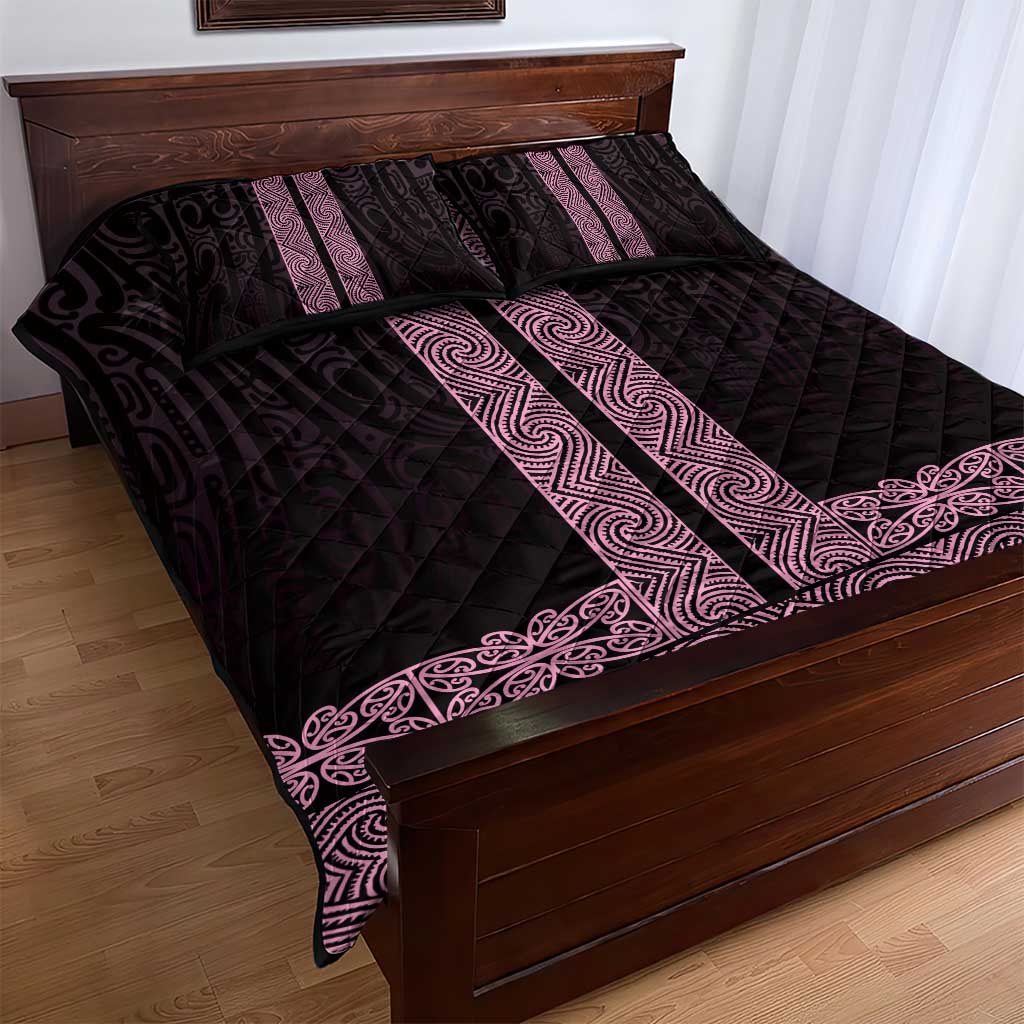 New Zealand Maori Kowhaiwhai Quilt Bed Set Mawhero Maui and Mangopare