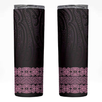 New Zealand Maori Kowhaiwhai Skinny Tumbler Mawhero Maui and Mangopare