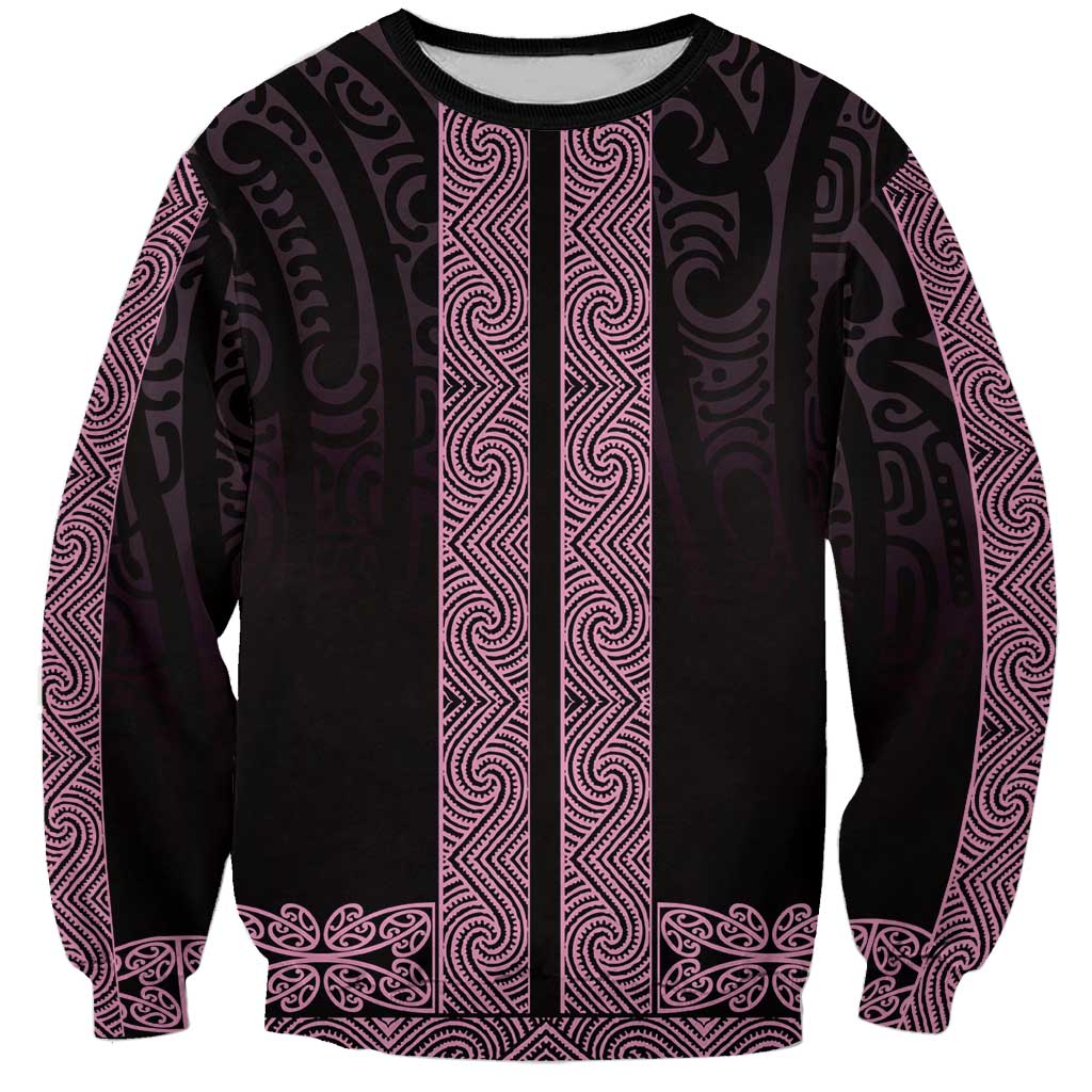 New Zealand Maori Kowhaiwhai Sweatshirt Mawhero Maui and Mangopare