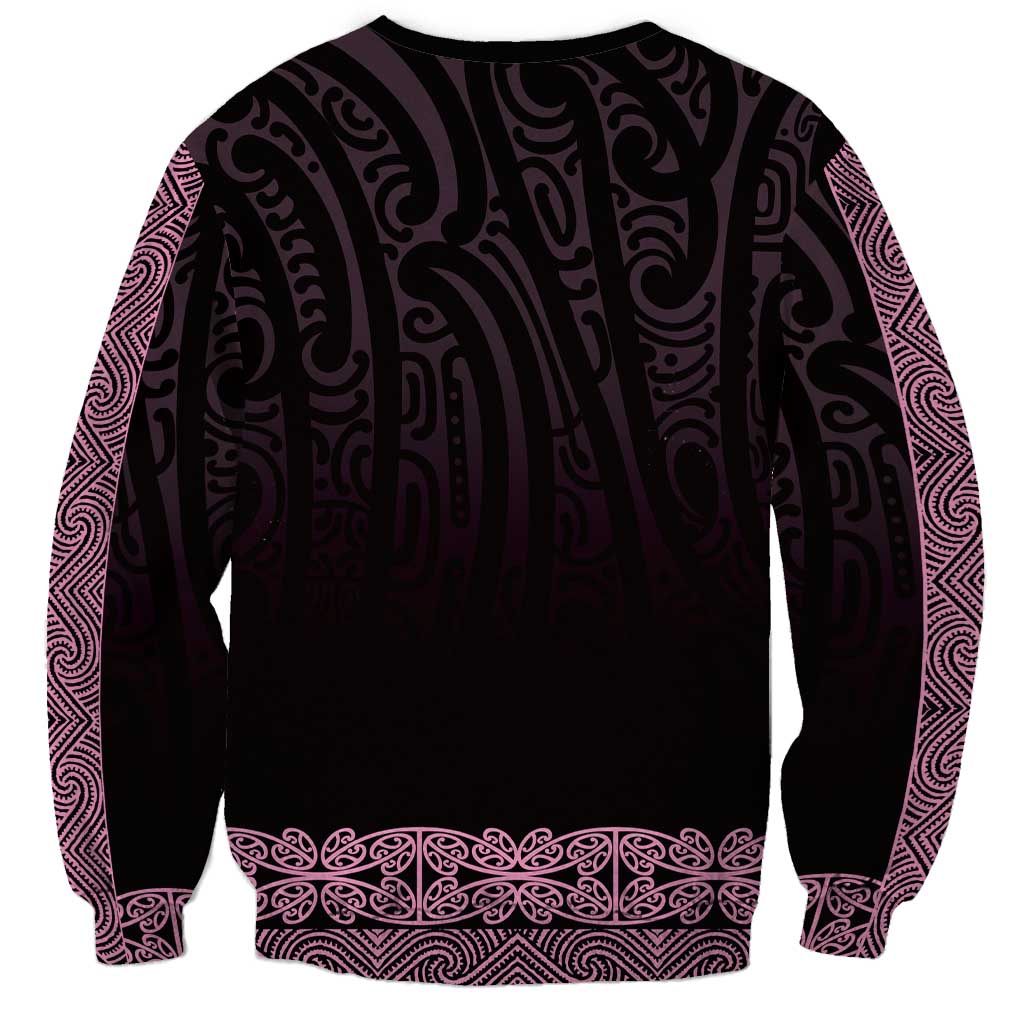 New Zealand Maori Kowhaiwhai Sweatshirt Mawhero Maui and Mangopare