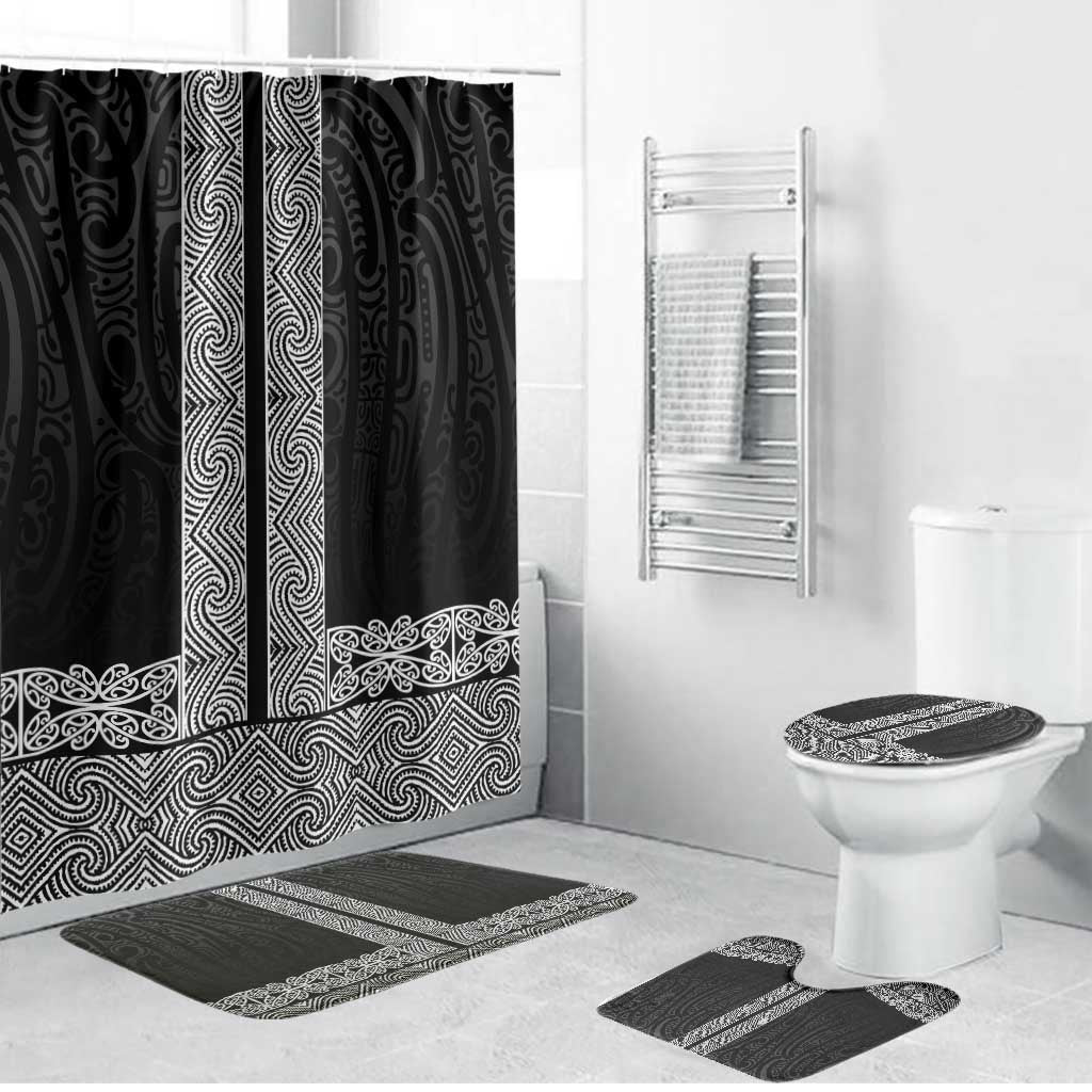 New Zealand Maori Kowhaiwhai Bathroom Set Pango Maui and Mangopare - Polynesian Pride
