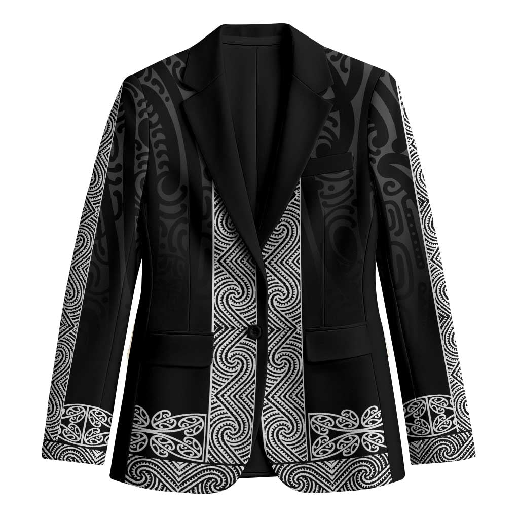 New Zealand Maori Kowhaiwhai Blazer Pango Maui and Mangopare - Polynesian Pride
