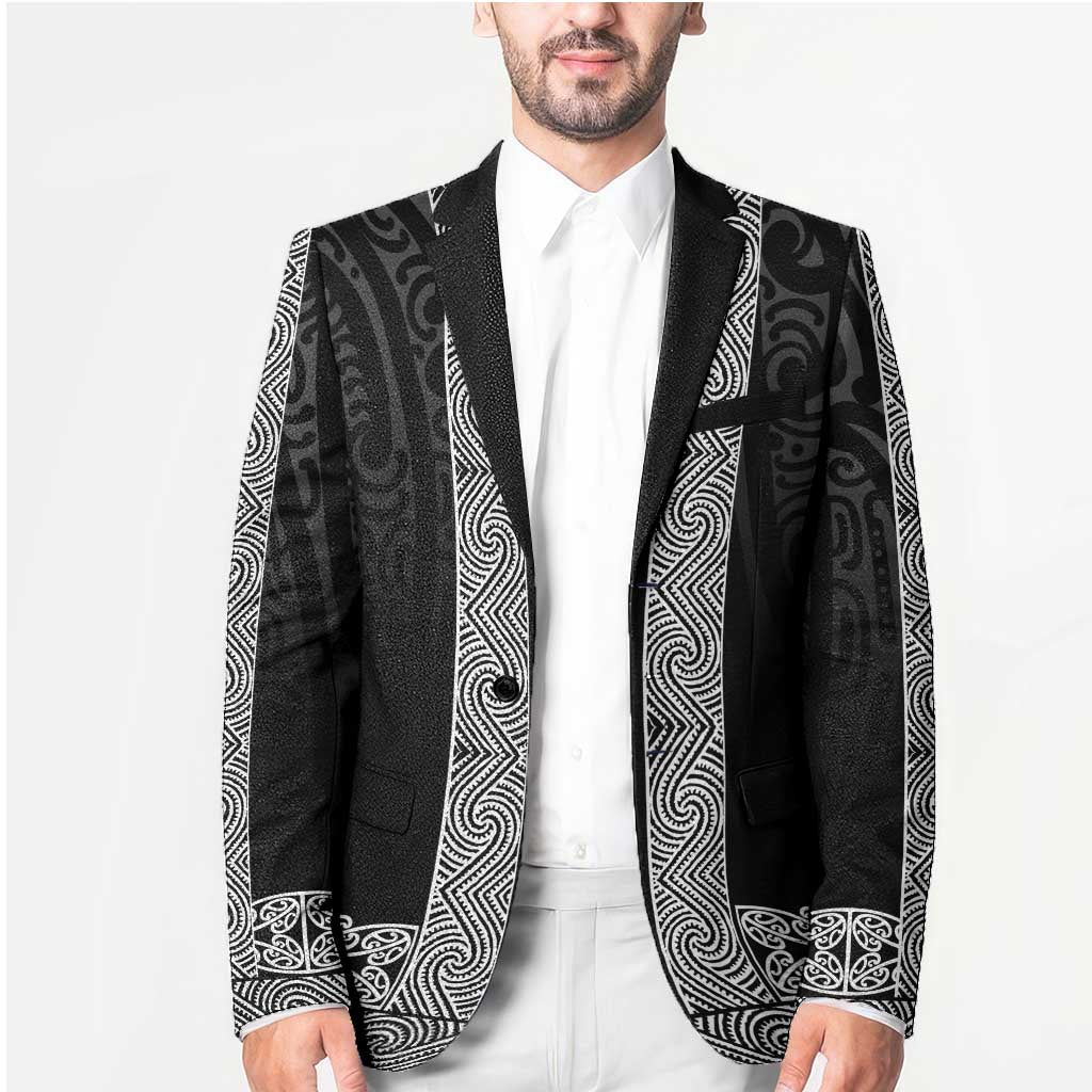 New Zealand Maori Kowhaiwhai Blazer Pango Maui and Mangopare - Polynesian Pride